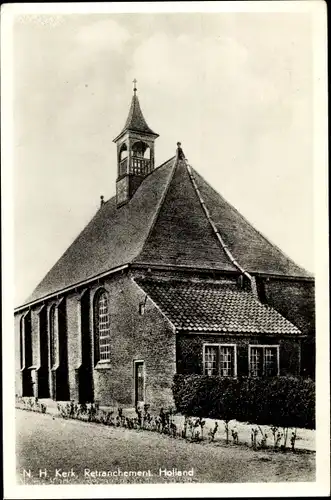 Ak Retranchement Sluis Zeeland, Ned. Herv. Kerk