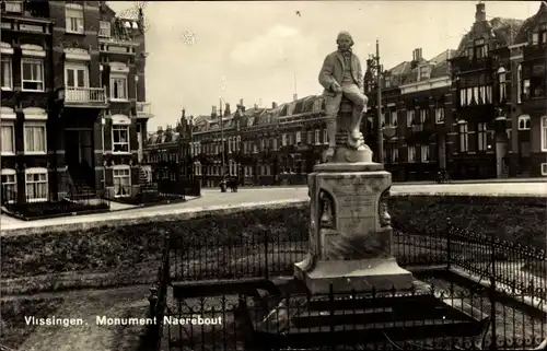 Ak Vlissingen Zeeland Niederlande, Monument Naerebout