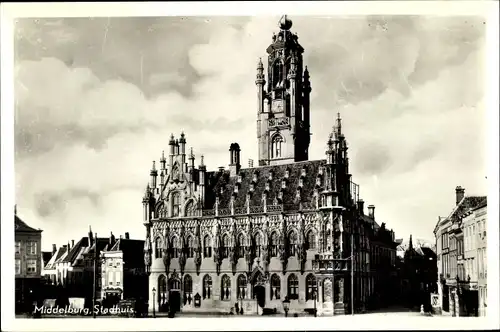 Ak Middelburg Zeeland Niederlande, Stadhuis