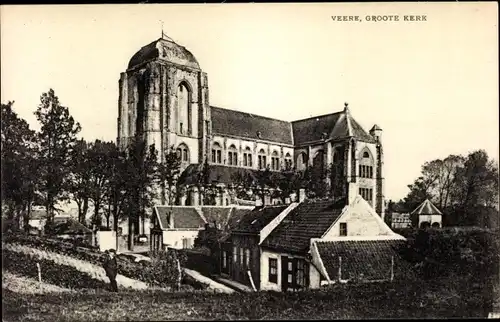 Ak Veere Zeeland Niederlande, Groote Kerk