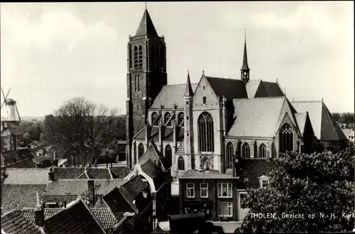 Ak Tholen Zeeland Niederlande, Ned. Herv. Kerk