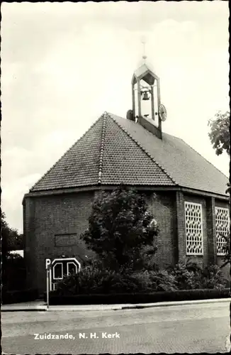 Ak Zuidzande Zeeland Niederlande, N. H. Kerk