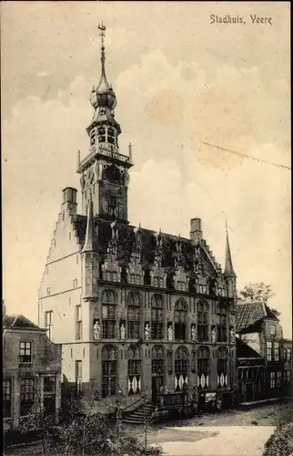 Ak Veere Zeeland Niederlande, Stadhuis