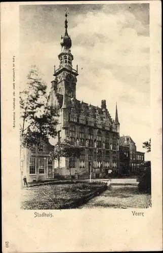 Ak Veere Zeeland Niederlande, Stadhuis