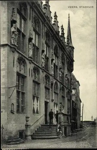 Ak Veere Zeeland Niederlande, Stadhuis