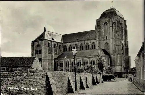 Ak Veere Zeeland Niederlande, Grote Kerk