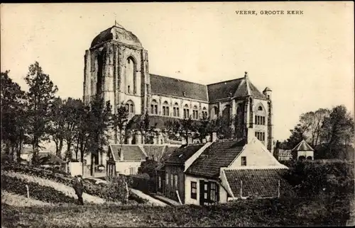 Ak Veere Zeeland Niederlande, Groote Kerk