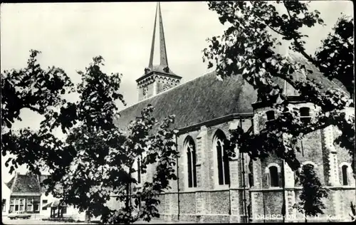 Ak Dreischor Zeeland, Kerk