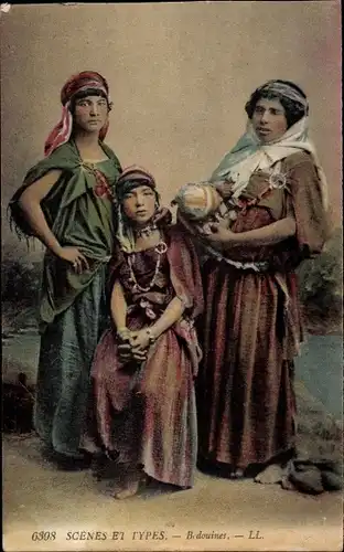 Ak Scenes et Types, Bedouines, Maghreb