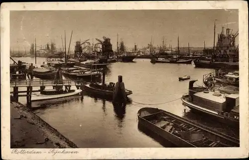 Ak Rotterdam Südholland Niederlande, Rijnhaven