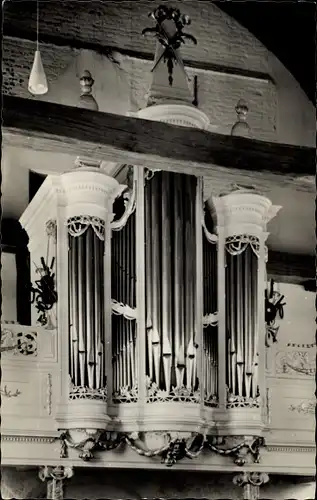 Ak Lexmond Leksmond Utrecht, Orgel in der Kirche