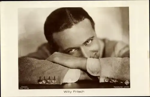 Ak Schauspieler Willy Fritsch, Portrait, Ross Verlag 5505 1