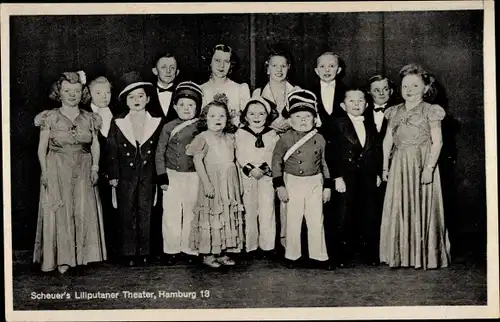 Ak Scheuer's Liliputaner Theater, Hamburg