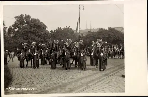 Foto Ak Wien I., 10. Deutsches Sängerbundesfest 1928, Sängerfestzug