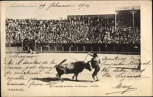 Ak Stierkampf, Corrida de Toros, Un Pincharo