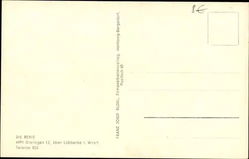 Ak Musikgruppe Die Rexis, Rüdelverlag, Autogramm