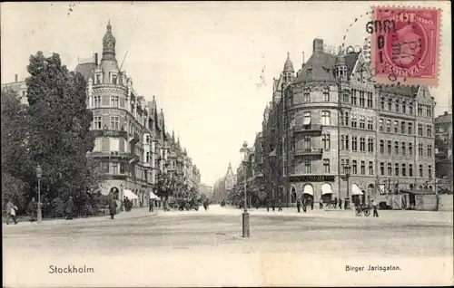 Ak Stockholm Schweden, Birger Jarlsgatan