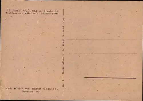 Künstler Ak Wochler, H., Neumarkt in der Oberpfalz, Pfarrkirche