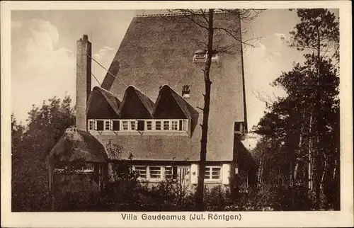 Ak Bilthoven De Bilt Utrecht Niederlande, Villa Gaudeamus, Jul. Röntgen