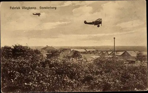 Ak Soesterberg Utrecht Niederlande, Fabriek Vliegkamp