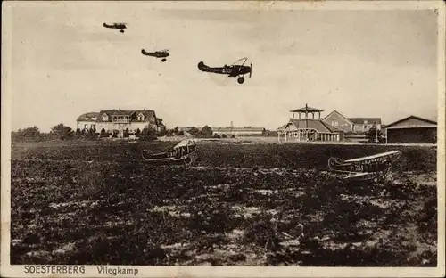 Ak Soesterberg Utrecht Niederlande, Vliegkamp