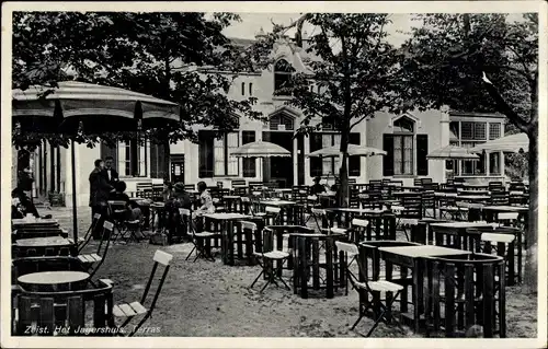 Ak Zeist Utrecht Niederlande, Het Jagershuis, Terras