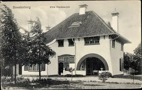 Ak Soesterberg Utrecht Niederlande, Villa Heidewijck