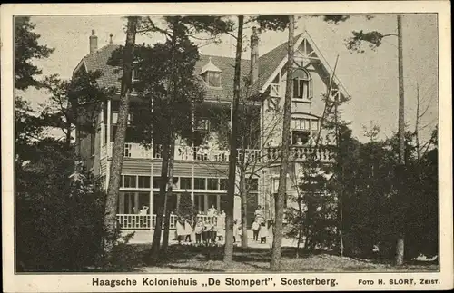 Ak Soesterberg Utrecht Niederlande, Haagsche Koloniehuis De Stompert