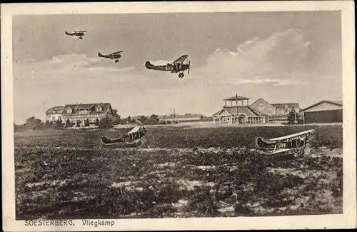Ak Soesterberg Utrecht Niederlande, Vliegkamp