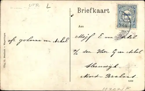 Ak Rhenen Utrecht, Grebbe, Teilansicht