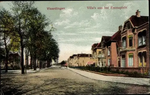 Ak Vlaardingen Südholland, Villas aan het Emmaplein