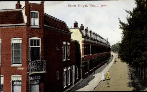 Ak Vlaardingen Südholland, Spoor Singel