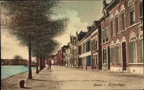 Ak Gouda Südholland Niederlande, Kattensingel