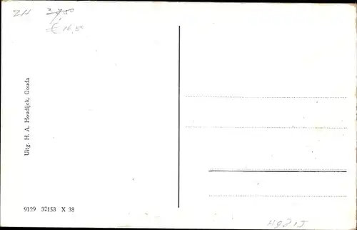 Ak Gouda Südholland Niederlande, Hoofje a. d. Raam