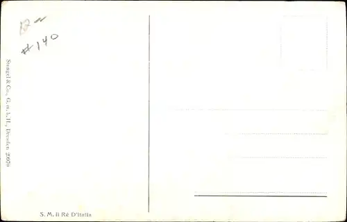 Ak Vittorio Emanuele III., König Viktor Emanuel III. von Italien