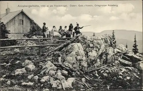 Ak Annaberg in Niederösterreich, Tirolerkogel, Annabergerhütte, Annaberger Haus