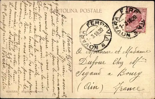 Ak Novara Piemonte Italien, Angolo delle ore, Caffe