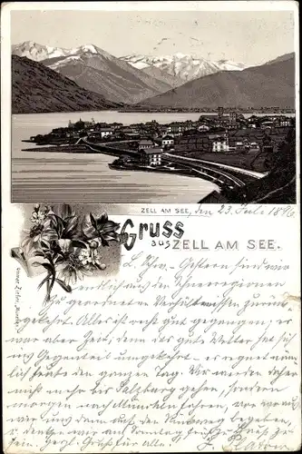 Litho Zell am See in Salzburg, Panorama