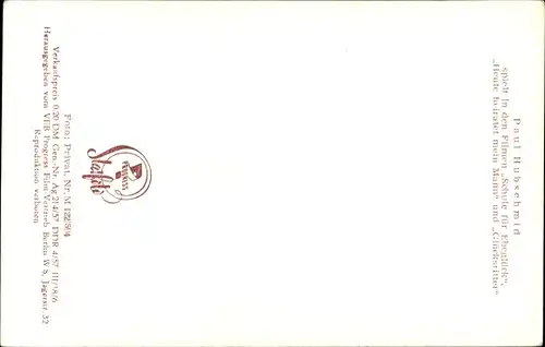 Ak Schauspieler Paul Hubschmid, Portrait