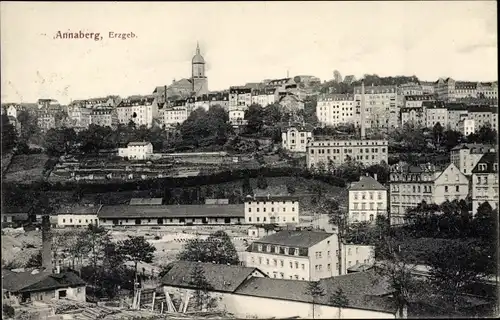Ak Annaberg Buchholz im Erzgebirge, Stadtansicht