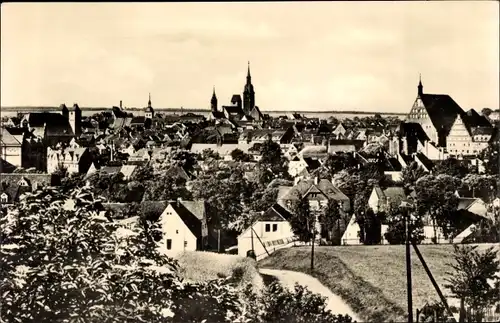 Ak Freiberg in Sachsen, Blick über die Stadt