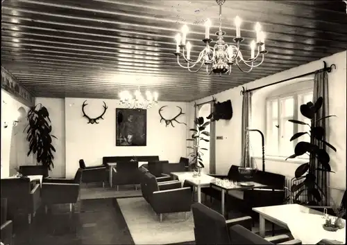 Ak Moritzburg in Sachsen, HO Gaststätte und Hotel Waldschänke, Hotel Halle