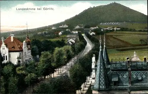 Ak Görlitz in der Lausitz, Landeskrone