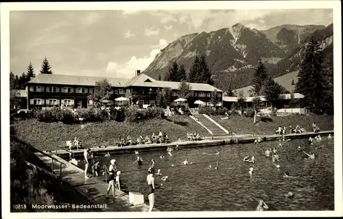 Ak Oberstdorf im Oberallgäu, Moorwasser-Badeanstalt