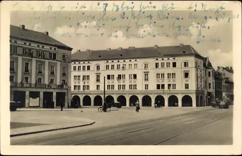 Ak Dessau in Sachsen Anhalt, Ecke Wilhelm Pieck Straße und Ferdinand von Schill Straße