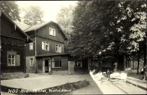 Ak Hohnstein Sächsische Schweiz, HOG Brandhotel