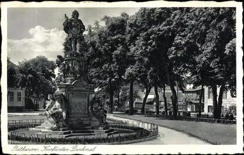 Ak Rathenow im Havelland, Kurfürsten-Denkmal