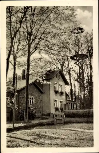 Ak Neustadt in Sachsen, Haus auf der Götzinger Höhe, Turm