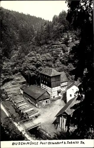 Ak Ottendorf Sebnitz in Sachsen, Busch-Mühle