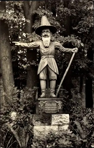 Ak Wilthen in der Oberlausitz, Der Pumphut, Statue
